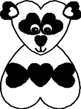 Manualidad con plato de papel el oso panda