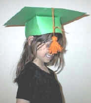Manualidad gorro de graduación