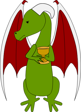 Manualidad de papel el dragón