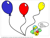 Práctica con tijeras - globos