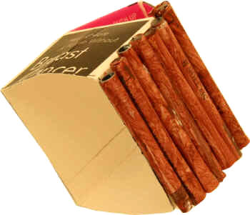 Manualidad cabaña de madera
