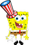 Manualidad de papel Bob Esponja