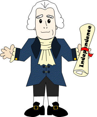 Manualidad de papel Thomas Jefferson