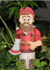 manualidad - Paul Bunyan