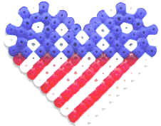 Cuentas perler patrióticas
