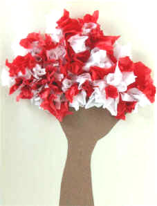 Manualidad del árbol de Canadá