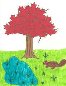 Manualidad del árbol de Canadá