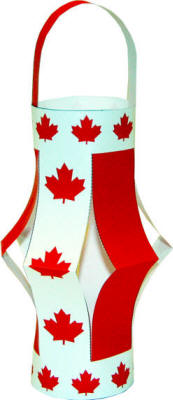 Manualidad el farol de Canadá