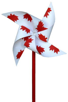 Manualidad el molinete de Canadá