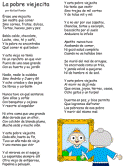 poema La pobre viejecita