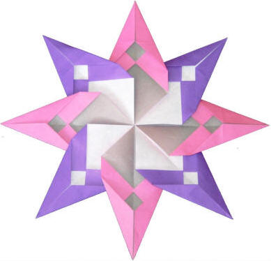 Pétalos en origami