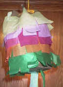 Piñata sencilla con bolsa de papel
