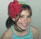Flores de papel de seda para tu cabello
