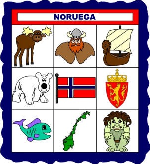 Manualidad colcha de papel Noruega lindo