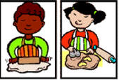 Tarjetas de secuencia de historia: horneando galletas