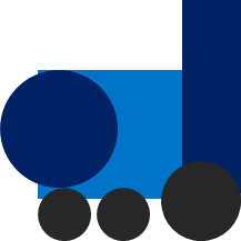 Manualidad tren de formas